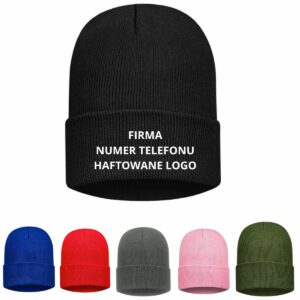 Czapka beanie z twoim haftem kolory